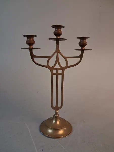 Kandelaber, jugend, mässing 1900-tal.