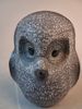 MATS JONASSON. Glasskulptur, "Uggla", Målerås,