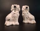 Hemvändar hundar, spishundar. 1 Par Beswick.