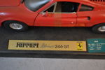 Modellbil. Ferrari, "Dino 246 GT", skala 1:18.