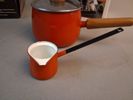 Skärmaskin, Fondue set, lergryta.