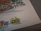LARS GUTH. 4 Tryck, -82. Tre hjärtan vid stora torg, Hallandsgården, kvarnen vid Särdal, Slottet med Najaden
