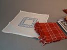 Diverse textil. Bl.a dukar.