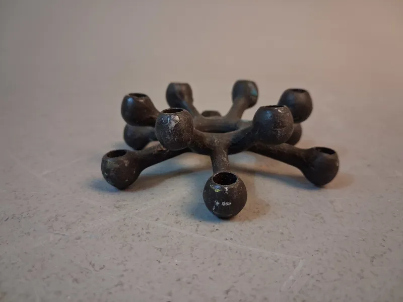 JENS QUISTGAARD. Ljusstake, gjutjärn, Danmark.