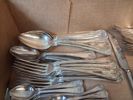 Diverse bestick. Bl.a nysilver.