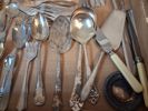 Diverse bestick. Bl.a nysilver.