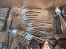 Diverse bestick. Bl.a nysilver.