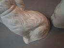 Diverse. Malm, mässing & Beswick hemvändarhundar.
