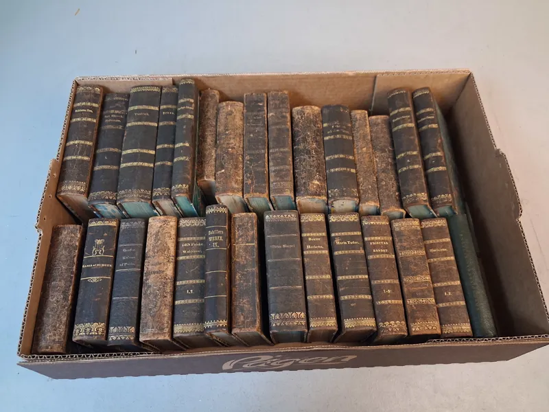 Diverse äldre böcker. Bl.a 1800-talet.