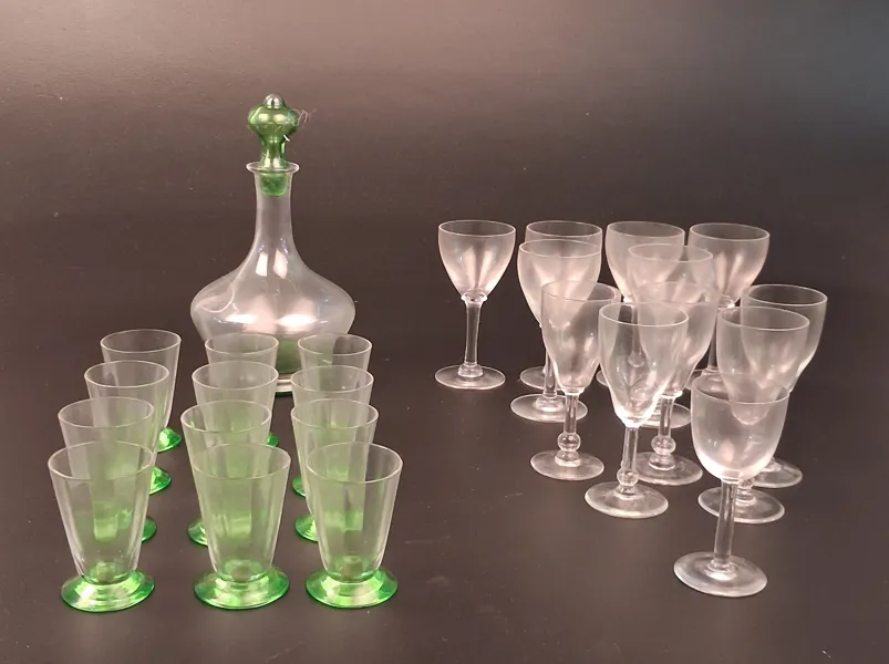 Diverse spritglas.