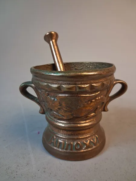 Mortel & stöt. Malm. Anno XVI