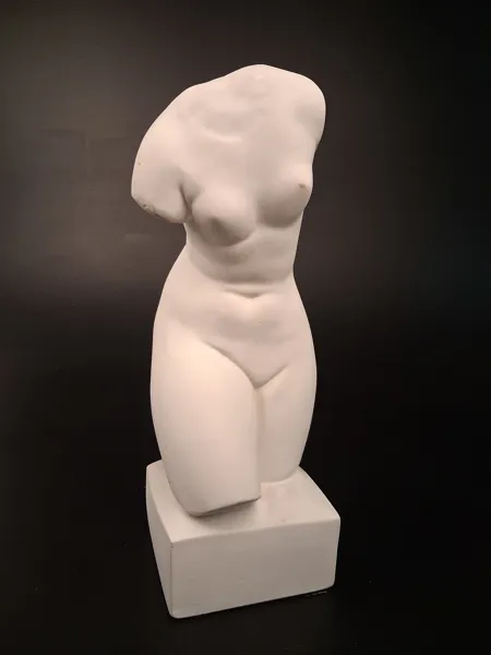 Torso, kvinnlig.