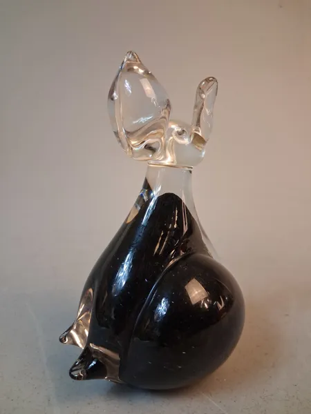 MILAN VOBRUBA. Glasskulptur, Gusum.