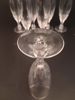 VICKE LINDSTRAND. 7 Champagneglas, "Fontän" Kosta Boda.