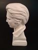 Skulptur. Elvis, gips, samlartallrik Elvis Presley & en paket servetter.