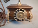 2 Telefoner, Telcer Telefonia, Italy, Guldpläterade 18K.