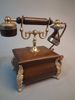 2 Telefoner, Telcer Telefonia, Italy, Guldpläterade 18K.