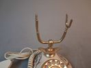 2 Telefoner, Telcer Telefonia, Italy, Guldpläterade 18K.