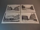 ROLF HALLEN. 4 Tryck. Rådhusgatan, Sockerburksviadukt, Gamla Östergatan, Landskrona tryckeri.