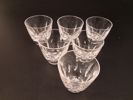 FRITZ KALLENBERG. 6 Snappsglas, "Martin", Kosta Boda.