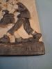 4 Figuriner & 3 tavlor. Gips, Made in Danmark.