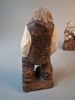 4 Figuriner & 3 tavlor. Gips, Made in Danmark.