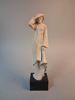 Skulptur. Konstmassa, "Windblown", Austi Productions Inc Märket Austin Prod 1980.
