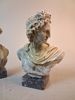 2 Skulpturer, & en byst Apollo & Athena Gips.