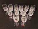 INGEBORG LUNDIN. 12 Likörglas, "Elisabeth" Orrefors.