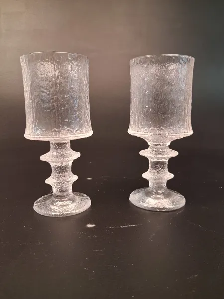 TIMO SARPANEVA. 2 Ölglas, "Senator", Iittala.