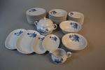 Matservis. "Classic Romance" Echt Cobalt, Svaneholm, 47 delar.