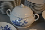 Matservis. "Classic Romance" Echt Cobalt, Svaneholm, 47 delar.
