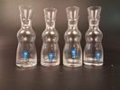 Jungfruglas/snappsglas. Bergdala, 4 stycken.