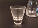 Jungfruglas/snappsglas. Bergdala, 4 stycken.