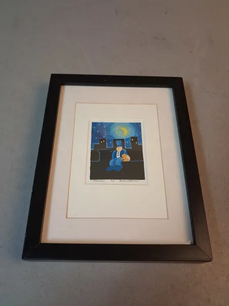 ÅKE WESTING. Litografi, signerad.