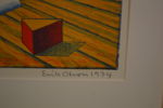 ERIK OLSON. Färglitografi, "Brev från en surrealist", signerad, daterad 1974 & numrerad 298/350.