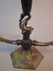 2 Kandelabrar, 3-Armade, brons, 1900-talet. Art Deco.