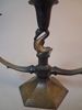 2 Kandelabrar, 3-Armade, brons, 1900-talet. Art Deco.