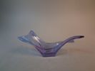 Skål. Bayel Art Glass. Fransk Neodymium.
