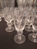 Diverse spritglas. 24 delar. Etsade stjärnor.