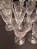Diverse spritglas. 24 delar. Etsade stjärnor.
