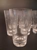 Diverse spritglas. 24 delar. Etsade stjärnor.