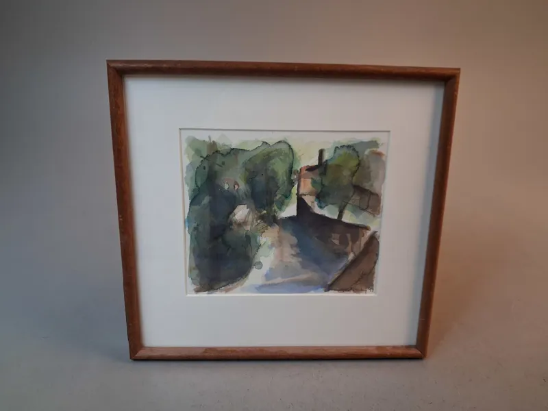 GÖRAN RÖNNBERG. Akvarell, "Falsterbo", signerad & daterad -99.