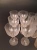 Diverse glas, spritglas. Slipad dekor.