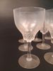 Diverse glas, spritglas. Slipad dekor.