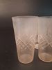 Diverse glas, spritglas. Slipad dekor.