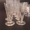 Diverse spritglas. Slipad dekor. 42 delar.