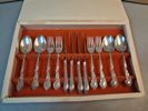 Bestick. "Rokoko", G.A.B. 36 delar, nysilver.