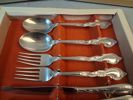 Bestick. "Rokoko", G.A.B. 36 delar, nysilver.
