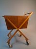 Syvagn, med hjul. Teak. 1900 talets mitt.
